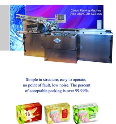 Améliorez votre processus d'emballage avec la machine d'emballage de carton de savon Limac de 1000 kg