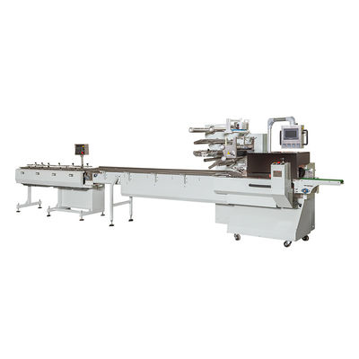 Machine automatique à haute productivité pour emballer du savon à l'aide d'oreillers et de linge pour carton