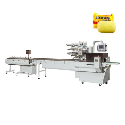 Machine d'emballage de savon rond à film étirable pour emballage de savon à lessive rapide et facile