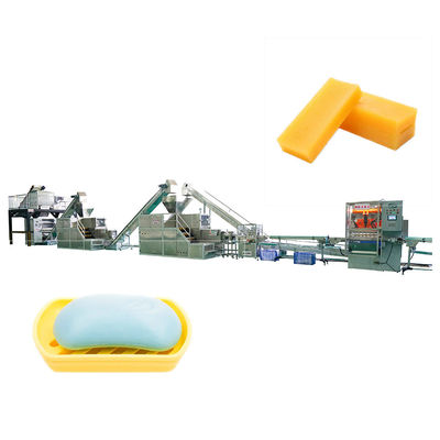 Ligne de finition de savon à équipement complet certifié pour la fabrication automatique de savon transparent